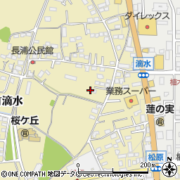 熊本県熊本市北区植木町滴水302周辺の地図