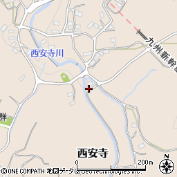 熊本県玉名郡玉東町西安寺1328周辺の地図