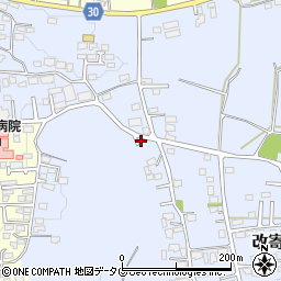 熊本県熊本市北区改寄町2426周辺の地図