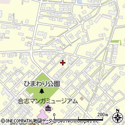 熊本県合志市御代志1661-31周辺の地図
