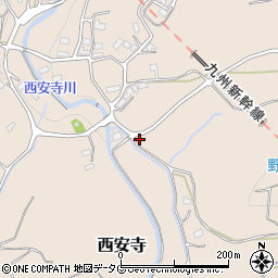 熊本県玉名郡玉東町西安寺1124周辺の地図