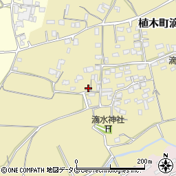 熊本県熊本市北区植木町滴水974-1周辺の地図