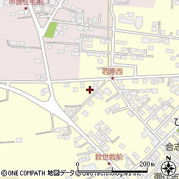 熊本県合志市御代志2086-141周辺の地図