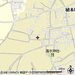 熊本県熊本市北区植木町滴水960周辺の地図
