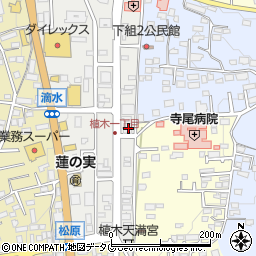 熊本県熊本市北区植木町植木376周辺の地図