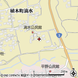 熊本県熊本市北区植木町滴水867-1周辺の地図