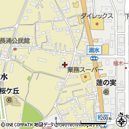 熊本県熊本市北区植木町滴水309周辺の地図