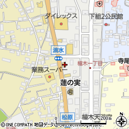 熊本県熊本市北区植木町植木355周辺の地図