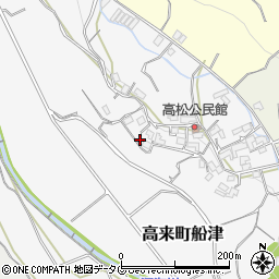 長崎県諫早市高来町船津周辺の地図