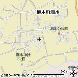 熊本県熊本市北区植木町滴水919周辺の地図