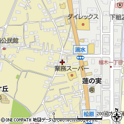 熊本県熊本市北区植木町滴水26-6周辺の地図