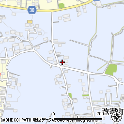熊本県熊本市北区改寄町2412周辺の地図