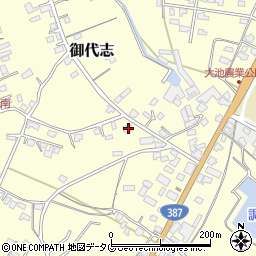 熊本県合志市御代志1512周辺の地図