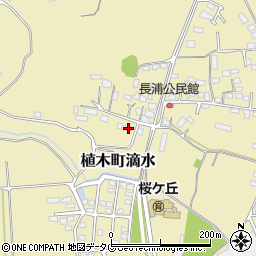 熊本県熊本市北区植木町滴水268-6周辺の地図