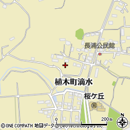 熊本県熊本市北区植木町滴水265周辺の地図