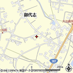 熊本県合志市御代志1488周辺の地図