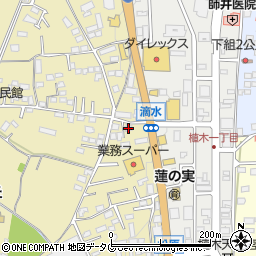熊本県熊本市北区植木町滴水35周辺の地図