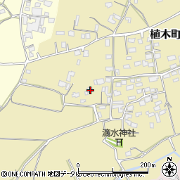 熊本県熊本市北区植木町滴水974周辺の地図