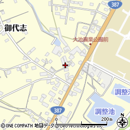 熊本県合志市御代志867周辺の地図