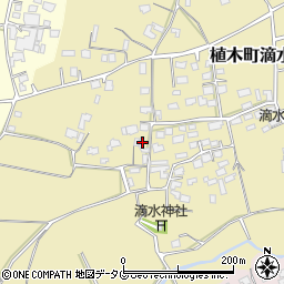 熊本県熊本市北区植木町滴水977-1周辺の地図