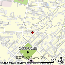 熊本県合志市御代志2086-181周辺の地図