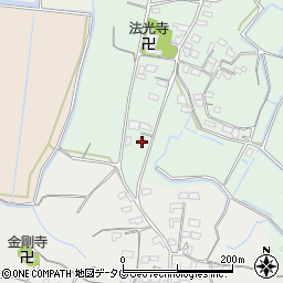 熊本県玉名市天水町野部田767周辺の地図