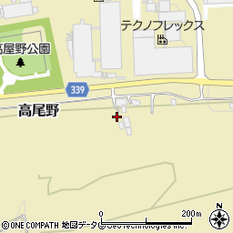 熊本県菊池郡大津町高尾野883周辺の地図