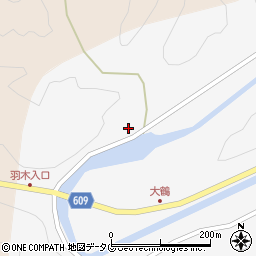 大分県佐伯市直川大字仁田原11周辺の地図