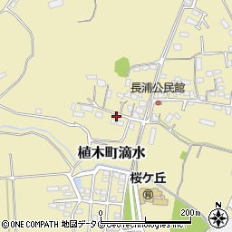 熊本県熊本市北区植木町滴水268周辺の地図