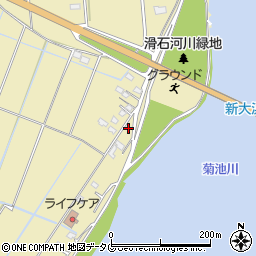 熊本県玉名市滑石2296周辺の地図