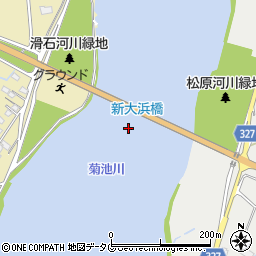 新大浜橋周辺の地図