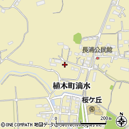 熊本県熊本市北区植木町滴水266周辺の地図