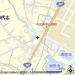 熊本県合志市御代志853-62周辺の地図