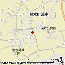 熊本県熊本市北区植木町滴水916周辺の地図