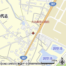 熊本県合志市御代志853-63周辺の地図