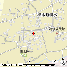 熊本県熊本市北区植木町滴水924周辺の地図