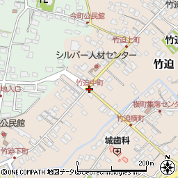 竹迫中町周辺の地図