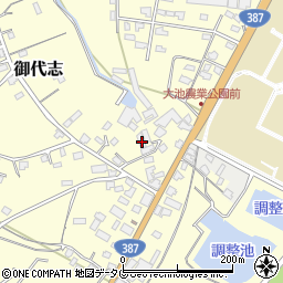 熊本県合志市御代志866周辺の地図