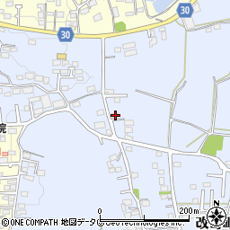 熊本県熊本市北区改寄町2411-7周辺の地図