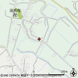 熊本県玉名市天水町野部田921周辺の地図