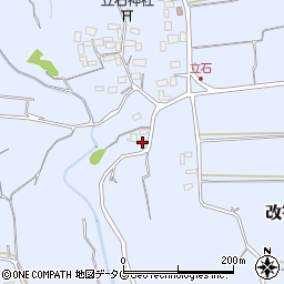 熊本県熊本市北区改寄町1701周辺の地図