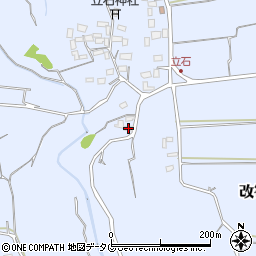 熊本県熊本市北区改寄町1701周辺の地図