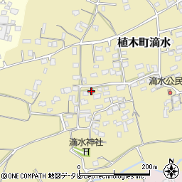 熊本県熊本市北区植木町滴水980周辺の地図