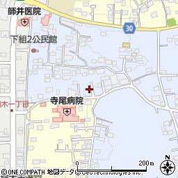 熊本県熊本市北区改寄町2353-7周辺の地図