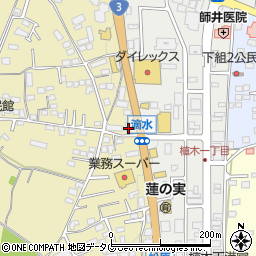 熊本県熊本市北区植木町滴水22周辺の地図