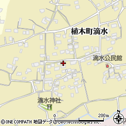 熊本県熊本市北区植木町滴水915周辺の地図