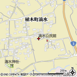 熊本県熊本市北区植木町滴水905周辺の地図
