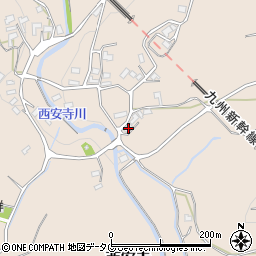 熊本県玉名郡玉東町西安寺1145周辺の地図