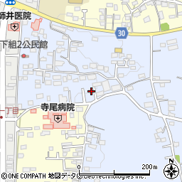 熊本県熊本市北区改寄町2351周辺の地図