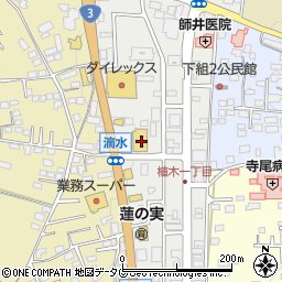 熊本県熊本市北区植木町植木413周辺の地図